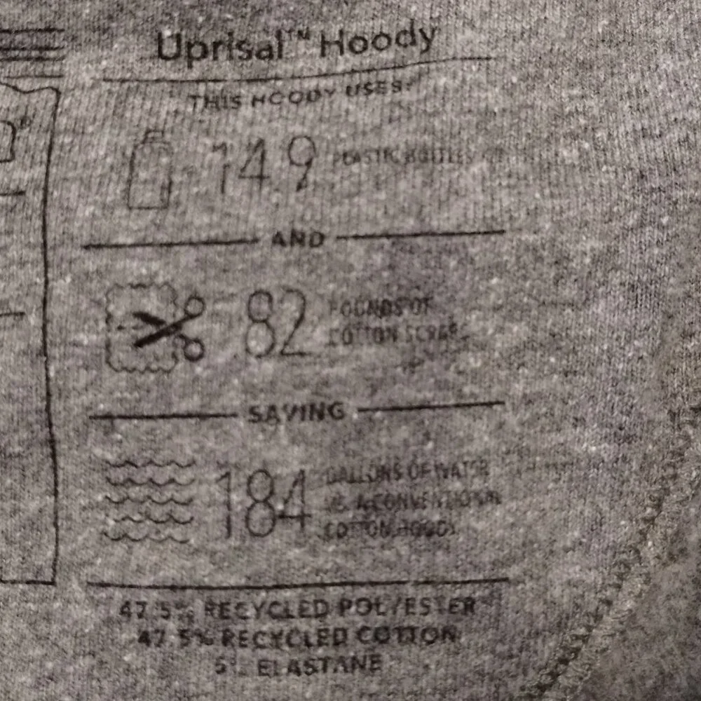 Patagonia Uprisal P-6 Logo Hoody Size M - Picture 10 of 11